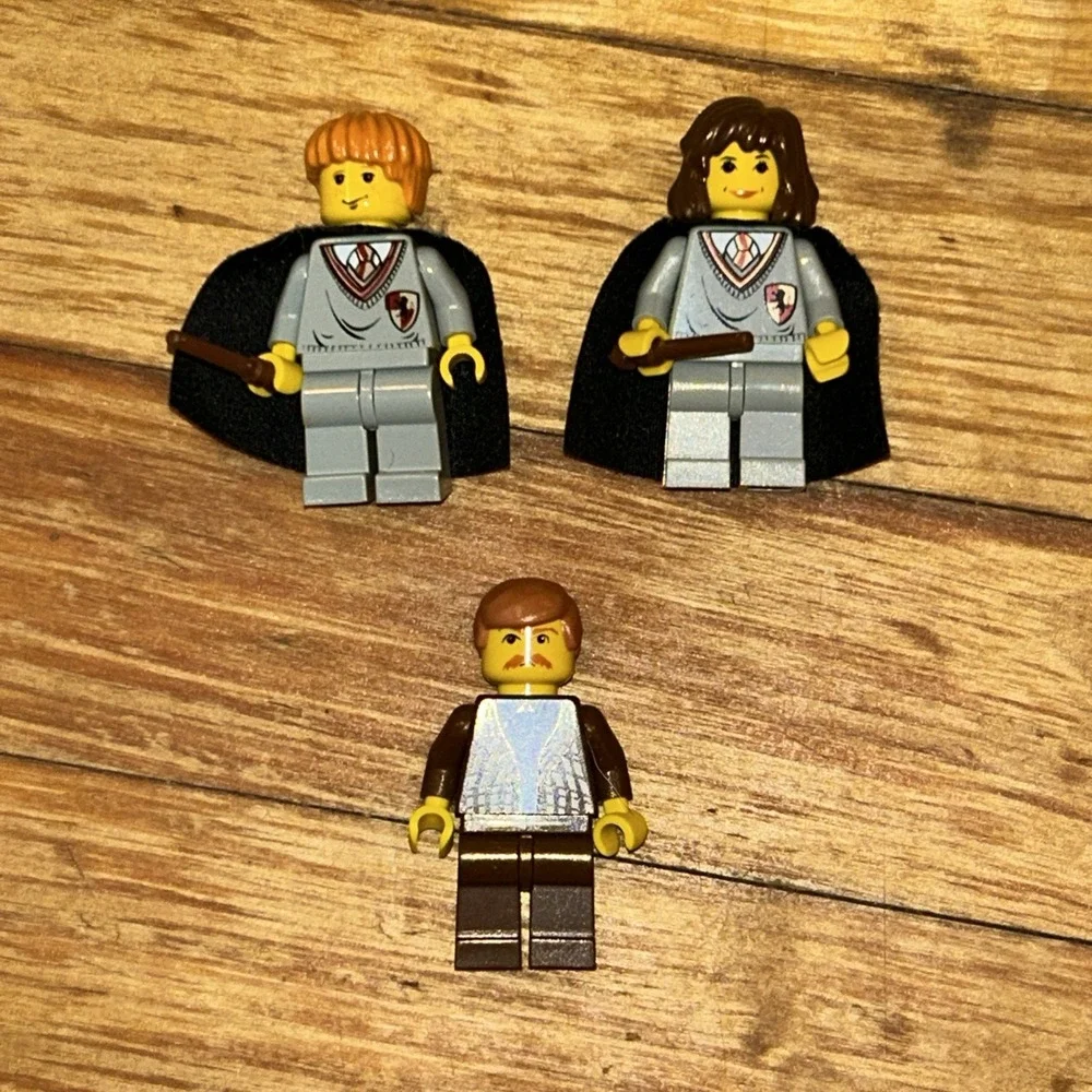 Vintage Lego Harry Potter Minifigure‎ Lot Ron, Hermione, & Vernon Dudley